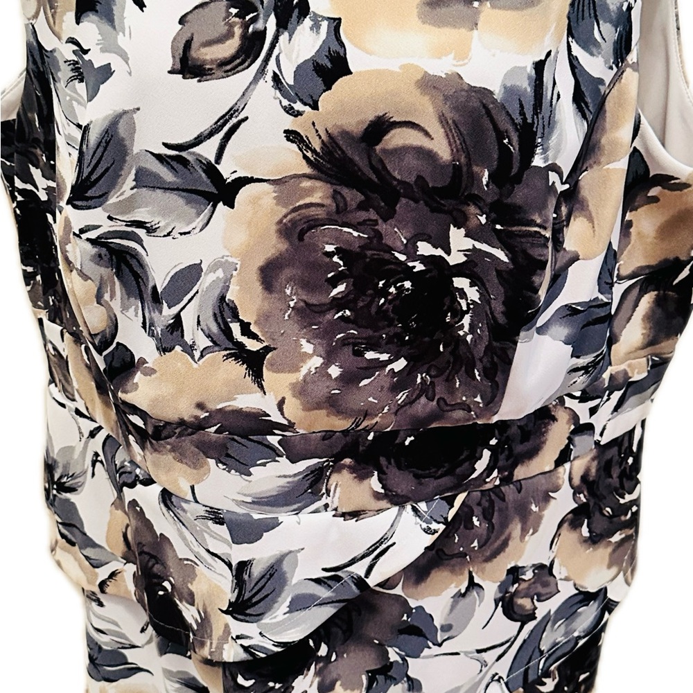 NWOT Floral Sleeveless Dress by Connected Women’s Plus Size 20W - Picture 3 of 9